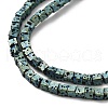Electroplated Natural Lava Rock Beads Strands G-Q1009-B01-02F-3