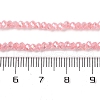 Baking Electroplate Glass Beads Strands X-DGLA-A039-J2MM-B08-4
