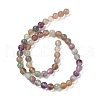 Natural Fluorite Bead Strands G-K153-B36-8mm-7