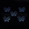 UV Plating Luminous Transparent Acrylic Beads OACR-P010-11E-4