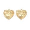 Heart Alloy Pendants FIND-M081-02G-1