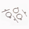 Tibetan Style Toggle Clasps X-TIBEP-A12208-S-FF-2