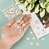 BENECREAT 40Pcs 2 Colors Brass Connector Charms KK-BC0008-18-3