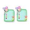 Opaque Resin Decoden Cabochons CRES-O002-01E-1