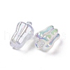 UV Plating Luminous Transparent Acrylic Pendants OACR-C001-07-5