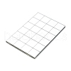   200Pcs 3D Mirror Square Acrylic Mosaic Wall Sticker DIY-PH0005-91-1