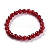 Dyed Natural Jade Beads Stretch Bracelets BJEW-G633-B-13-1