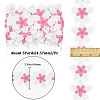 Flower Polyester Eyelash Lace Trim Ribbon OCOR-WH20003-03B-01-2