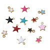 Alloy & Brass Enamel Charm Sets ENAM-TA0001-10-15