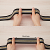 Gorgecraft 4.7 Yards Flat Polyester Striped Elastic Wide Band OCOR-GF0003-86B-3