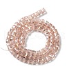 Electroplate Glass Beads Strands EGLA-R030-4x4mm-28-4