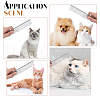  3Pcs 3 Style Cat Dog Pet Grooming Fine Tooth Hair Combs AJEW-NB0003-51-5