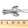 304 Stainless Steel Angel Urn Ashes Necklaces STAS-Z106-06P-6