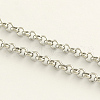 Tarnish Resistant 304 Stainless Steel Rolo Chains CHS-R009-08-1