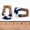 Resin and Walnut Pendants FIND-R051-02C-3