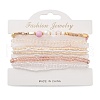 Bohemian Glass Beaded Stretch Bracelet Sets AE2349-7-1