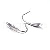 316 Surgical Stainless Steel Earring Hooks STAS-P210-17P-2