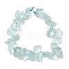 Imitation Aquamarine Glass  Beads Strands G-S386-B08-3
