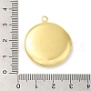 Rack Plating Brass Locket Pendants KK-K277-06G-3