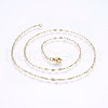 304 Stainless Steel Cable Chains Necklaces MAK-L015-26B-2