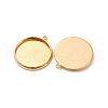 Brass Pendant Cabochon Settings KK-F898-20E-G-2