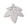 304 Stainless Steel Pendants STAS-S155-01P-08-1