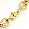 Fashionable 304 Stainless Steel Cable Chain Bracelets STAS-A028-B086G-2