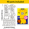 Sport Theme Carbon Steel Cutting Dies Stencils DIY-WH0309-1578-2