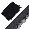   5M Three Layer Polyester Pleated Lace Ribbon OCOR-PH0004-06B-1