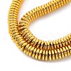 Electroplated Non-magnetic Hematite Beads Strands G-P571-I01-01D-3