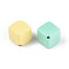 Baking Paint Opaque Acrylic Beads OACR-N142-04-2
