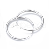 201 Stainless Steel Big Hoop Earrings for Women EJEW-N052-04A-01-2
