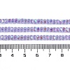 Electroplate Glass Beads Strands GLAA-Q105-03-5