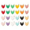 48Pcs Eco-Friendly Zinc Alloy Enamel Pendants FIND-LS0001-09-NR-2