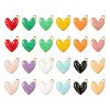 48Pcs Eco-Friendly Zinc Alloy Enamel Pendants FIND-LS0001-09-NR-2