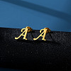 201 Stainless Steel Stud Earrings WG24A34-01-1