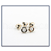Plastic Shank Buttons BUTT-WH0012-18-1