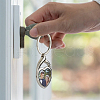 SUPERFINDINGS Iron with Zinc Alloy Sublimation Keychain Blanks KEYC-FH0001-52-7