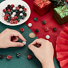   96Pcs 6 Colors Rhinestone Clay Pave Beads RB-PH0001-63-3