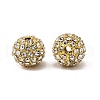 Alloy Rhinestone Beads RB-A034-10mm-A01G-3