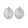 304 Stainless Steel Pendants STAS-D363-05P-1