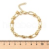 304 Stainless Steel Oval & Infinity Link Chain Bracelets for Women BJEW-K226-14C-G-5