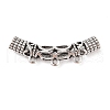 Tibetan Style Alloy Tube Beads FIND-C060-032A-AS-1