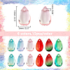 WADORN Transparent Czech Glass Beads GLAA-WR0001-03B-2