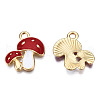 Alloy Enamel Pendants X-ENAM-T009-46E-RS-1