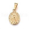 201 Stainless Steel Pendants STAS-F177-03G-1