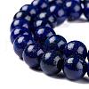 Natural Lapis Lazuli Round Beads Strands X-G-I181-10-6mm-5