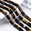 Natural Tiger Eye Beads Strands G-S376-010-4