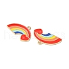 Alloy Enamel Pendants ENAM-D047-08LG-3