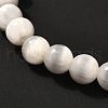 Natural Selenite Beads Stretch Bracelets BJEW-JB06620-01-4